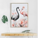 ΠΙΝΑΚΑΣ TOIXOY FLAMINGOS HM4562 ΜΕ ΚΟΡΝΙΖΑ ΜΠΕΖ-ΚΑΜΒΑΣ ΕΚΤΥΠΩΣΗ 52 5x2 8x72 5Υεκ c490370