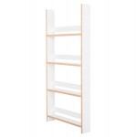 ΡΑΦΙΕΡΑ ΤΟΙΧΟΥ SANI HM18224 01 ΜΕΛΑΜΙΝΗ ΣΕ ΛΕΥΚΟ 60x10x120Υεκ 4 ΡΑΦΙΑ c490403