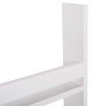 ΡΑΦΙΕΡΑ ΤΟΙΧΟΥ SANI HM18224 01 ΜΕΛΑΜΙΝΗ ΣΕ ΛΕΥΚΟ 60x10x120Υεκ 4 ΡΑΦΙΑ c490403