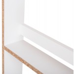 ΡΑΦΙΕΡΑ ΤΟΙΧΟΥ SANI HM18224 01 ΜΕΛΑΜΙΝΗ ΣΕ ΛΕΥΚΟ 60x10x120Υεκ 4 ΡΑΦΙΑ c490403
