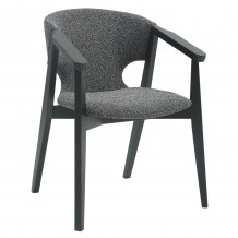 ΠΟΛΥΘΡΟΝΑ YEGER HM9995 01 ΞΥΛΟ ΟΞΙΑΣ ΣΕ ΜΑΥΡΟ-ΣΚΟΥΡΟ ΓΚΡΙ ΥΦΑΣΜΑ 62 5x60x79Υεκ SET 2τμχ c490417