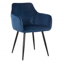 ΠΟΛΥΘΡΟΝΑ LATRELL HM8582 08 ΜΠΛΕ ΒΕΛΟΥΔΟ ΜΑΥΡΑ ΜΕΤΑΛΛΙΚΑ ΠΟΔΙΑ 57x56x84Yεκ SET 2τμχ c490439