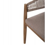 ΠΟΛΥΘΡΟΝΑ NAVAN HM6135 02 ΞΥΛΟ ΑΚΑΚΙΑΣ ΦΥΣΙΚΟ-ΣΧΟΙΝΙ NYLON ΜΠΕΖ 59x58x76Υεκ SET 4τμχ c490441