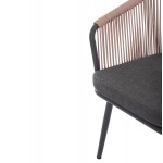 ΠΟΛΥΘΡΟΝΑ ΑΛΟΥΜΙΝΙΟΥ HARRIET HM5548 12 ΑΝΘΡΑΚΙ-ΜΠΕΖ ΣΧΟΙΝΙ 60x62x80 5Υεκ SET 4τμχ c490480