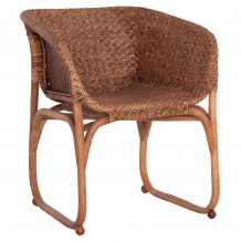 ΠΟΛΥΘΡΟΝΑ ΕΣΩΤ ΧΩΡΩΝ TUCKET HM9958 02 ΦΥΣΙΚΟ RATTAN-ΚΑΡΥΔΙ ΧΡΩΜΑ 63x60x77Υεκ c490500