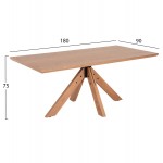 ΣΕΤ ΤΡΑΠΕΖΑΡΙΑΣ ΕΣΩΤ ΧΩΡΟΥ 7ΤΜΧ HM21059 ΤΡΑΠΕΖΙ PAOLO ΚΑΙ 6 ΚΑΡΕΚΛΕΣ FREDRIK-ΦΥΣΙΚΟ c490513