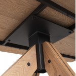 ΣΕΤ ΤΡΑΠΕΖΑΡΙΑΣ ΕΣΩΤ ΧΩΡΟΥ 7ΤΜΧ HM21059 ΤΡΑΠΕΖΙ PAOLO ΚΑΙ 6 ΚΑΡΕΚΛΕΣ FREDRIK-ΦΥΣΙΚΟ c490513