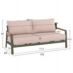 ΣΕΤ ΣΑΛΟΝΙ ΕΞ ΧΩΡΟΥ 4ΤΜΧ ELARA HM6195 06 ΠΡΑΣΙΝΟ ΑΛΟΥΜΙΝΙΟ-ΜΠΕΖ OLEFIN-TEAK ΦΥΣΙΚΟ c490515