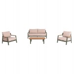 ΣΕΤ ΣΑΛΟΝΙ ΕΞ ΧΩΡΟΥ 4ΤΜΧ ELARA HM6195 06 ΠΡΑΣΙΝΟ ΑΛΟΥΜΙΝΙΟ-ΜΠΕΖ OLEFIN-TEAK ΦΥΣΙΚΟ c490515