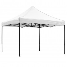 ΚΙΟΣΚΙ GAZEBO MATTHEW HM6310 ΠΤΥΣΣΟΜΕΝΟ-ΣΚΕΛΕΤΟΣ ΜΕΤΑΛ ΜΑΥΡΟΣ-ΛΕΥΚΟ ΥΦΑΣΜΑ 3x3x3 10Yμ c490524