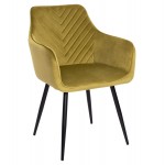 ΠΟΛΥΘΡΟΝΑ ΤΡΑΠΕΖΑΡΙΑΣ LATRELL HM8582 07 ΒΕΛΟΥΔΟ ΛΑΔΙ-ΜΕΤΑΛΛΙΚΑ ΠΟΔΙΑ 55x57x84Υεκ SET 2τμχ c490538