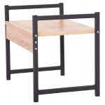 ΡΑΦΙ ΠΑΓΚΟΥ ΚΟΥΖΙΝΑΣ BECKO HM18219 03 ΜΕΛΑΜΙΝΗ ΣΟΝΑΜΑ-ΜΑΥΡΟ ΜΕΤΑΛΛΟ 54 5x35x41Υεκ c490556