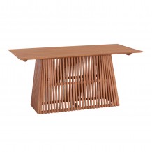 ΤΡΑΠΕΖΙ ΤΡΑΠΕΖΑΡΙΑΣ ΟΡΘΟΓΩΝΙΟ FRANTZ HM9916 ΜΑΣΙΦ MINDI ΞΥΛΟ 160x79 5x76 5Yεκ c490561