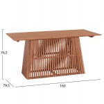ΣΕΤ ΤΡΑΠΕΖΑΡΙΑΣ 5ΤΜΧ RENLY HM21078 02 ΟΡΘΟΓΩΝΙΟ ΤΡΑΠΕΖΙ 4 ΚΑΡΕΚΛΕΣ c490588