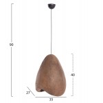 ΦΩΤΙΣΤΙΚΟ ΟΡΟΦΗΣ ΜΕ ΟΨΗ ΠΕΤΡΑΣ STONER S HM4417 ΣΚΟΥΡΟ ΜΠΕΖ ΗΜΙΔΙΑΦΑΝΟ 35x27x40Υεκ c490594