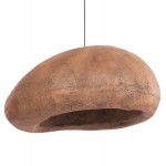 ΦΩΤΙΣΤΙΚΟ ΟΡΟΦΗΣ ΜΕ ΟΨΗ ΠΕΤΡΑΣ STONER L HM4419 ΣΚΟΥΡΟ ΜΠΕΖ ΗΜΙΔΙΑΦΑΝΟ 72x60x32Υεκ c490596