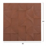 ΠΙΝΑΚΑΣ ΤΕΤΡΑΓΩΝΟΣ ΣΕΙΡΑ SANTORINI HM4524 MDF ΣΕ ΚΑΦΕ ΧΡΩΜΑ 80x5 πάχος x80Υεκ c490622