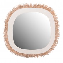 ΚΑΘΡΕΠΤΗΣ ΤΟΙΧΟΥ ΣΕΙΡΑ SANTORINI HM4527 MDF ΥΠΟΛΕΥΚΟ-ΔΙΑΚΟΣΜΗΣΗ ΣΕ ΜΠΕΖ 78x1 8x78Υεκ c490657