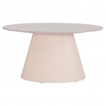 ΤΡΑΠΕΖΙ ΣΑΛΟΝΙΟΥ DUNCAN HM18022 02 ΚΕΡΑΜΙΚΟ TOP-MDF ΒΑΣΗ-ΚΡΕΜ ΛΕΥΚΟ Φ80x41Υεκ c490704