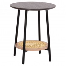 ΒΟΗΘΗΤΙΚΟ ΤΡΑΠΕΖAKI SEWELL HM18034 MDF ΣΕ ZEBRANO-ΜΕΤΑΛΛΙΚΑ ΠΟΔΙΑ-WICKER Φ45x55Υεκ c490722 ΒΟΗΘΗΤΙΚΟ ΤΡΑΠΕΖAKI SEWELL HM18034 MDF ΣΕ ZEBRANO-ΜΕΤΑΛΛΙΚΑ ΠΟΔΙΑ-WICKER Φ45x55Υεκ c490722