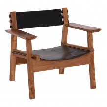 ΠΟΛΥΘΡΟΝΑ KONNA HM9928 01 TEAK ΞΥΛΟ ΣΕ ΦΥΣΙΚΟ-ΔΕΡΜΑ ΑΓΕΛΑΔΟΣ ΣΕ ΜΑΥΡΟ 80x64x73Υεκ c490755