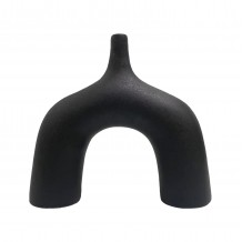 ΕΠΙΤΡΑΠΕΖΙΟ ΚΕΡΑΜΙΚΟ ΔΙΑΚΟΣΜΗΤΙΚΟ ΣΕΙΡΑ ISIL HM4601 02 ΜΑΥΡΟ ΜΑΤ 34x10x33Υεκ c490776