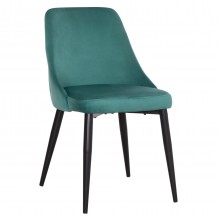 ΚΑΡΕΚΛΑ SERENITY HM8527 13 ΒΕΛΟΥΔΟ ΧΡΩΜΑ ΜΕΝΤΑ- ΜΑΥΡΑ ΜΕΤΑΛΛΙΚΑ ΠΟΔΙΑ 51x54x83 5Υεκ SET 2τμχ c490798