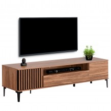 ΕΠΙΠΛΟ ΤΗΛΕΟΡΑΣΗΣ ΣΕΙΡΑ HARRY HM18008 01 ΜΕΛΑΜΙΝΗ ΦΥΣΙΚΟ ΞΥΛΟΥ-ΜΑΥΡΟ 200x40x47 5Υεκ c490806