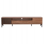 ΕΠΙΠΛΟ ΤΗΛΕΟΡΑΣΗΣ ΣΕΙΡΑ HARRY HM18008 01 ΜΕΛΑΜΙΝΗ ΦΥΣΙΚΟ ΞΥΛΟΥ-ΜΑΥΡΟ 200x40x47 5Υεκ c490806