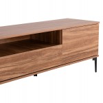 ΕΠΙΠΛΟ ΤΗΛΕΟΡΑΣΗΣ ΣΕΙΡΑ HARRY HM18008 01 ΜΕΛΑΜΙΝΗ ΦΥΣΙΚΟ ΞΥΛΟΥ-ΜΑΥΡΟ 200x40x47 5Υεκ c490806