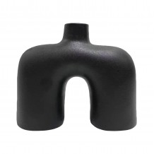 ΕΠΙΤΡΑΠΕΖΙΟ ΚΕΡΑΜΙΚΟ ΔΙΑΚΟΣΜΗΤΙΚΟ ISIL HM4600 02 ΜΑΥΡΟ ΜΑΤ 27x9x23Υεκ c490858