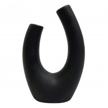 ΕΠΙΤΡΑΠΕΖΙΟ ΚΕΡΑΜΙΚΟ ΔΙΑΚΟΣΜΗΤΙΚΟ ELLIPTO HM4643 02 ΜΑΥΡΟ ΜΑΤ 14 5x7x21Υεκ c490869