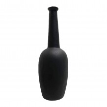 ΕΠΙΤΡΑΠΕΖΙΟ ΚΕΡΑΜΙΚΟ ΔΙΑΚΟΣΜΗΤΙΚΟ ELENDIL HM4592 02 ΜΑΥΡΟ ΜΑΤ Φ10x30 5Υεκ c490876