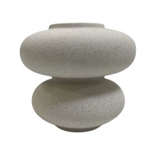 ΕΠΙΤΡΑΠΕΖΙΟ ΚΕΡΑΜΙΚΟ ΔΙΑΚΟΣΜΗΤΙΚΟ ROOK HM4629 01 ΥΠΟΛΕΥΚΟ ΚΡΥΣΤΑΛΛΙΚΟ Φ18x17Υεκ c490895