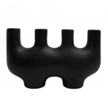 ΕΠΙΤΡΑΠΕΖΙΟ ΚΕΡΑΜΙΚΟ ΔΙΑΚΟΣΜΗΤΙΚΟ MANI HM4641 02 ΜΑΥΡΟ ΜΑΤ 21x6x13Υεκ c490940