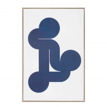 ILLUSION ΠΙΝΑΚΑΣ ΔΙΑΚΟΣΜΗΣΗΣ 60x90x5 ΚΑΜΒΑΣ ΛΕΥΚΟ ΜΠΛΕ ΞΥΛΟ ΦΥΣΙΚΟ c491266