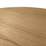 Τραπεζαρία Elaiza Kenda pakoworld σετ 5τεμ σε φυσική μπεζ απόχρωση Φ80x75εκ c491353