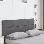 Κρεβάτι ArteLibre ANEMONE Γκρι PU 216x160 5x93cm Στρώμα 150x200cm c491404