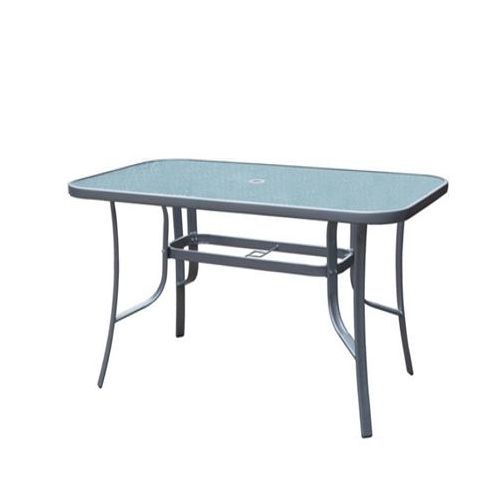 Τραπέζι Μεταλλικό ArteLibre SUN Γκρι 120x70x70cm c491416