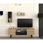 Σύνθετο ArteLibre UTAH Sapphire Καφέ Μοριοσανίδα 140x29 5x46cm c491417