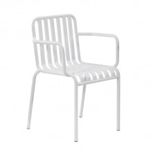 MODIAL Πολυθρόνα Μέταλλο Βαφή Άσπρο SET 6τμχ c491462