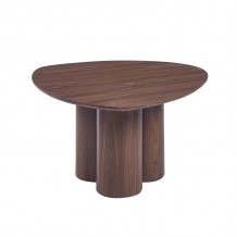 LEBRON Τραπεζάκι Σαλονιού-Καθιστικού ΜDF Απόχρωση Καρυδί c491508