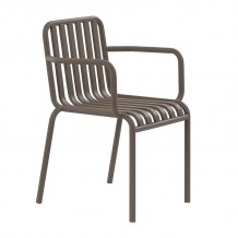 MODIAL Πολυθρόνα Μέταλλο Βαφή Cappuccino SET 6τμχ c491515