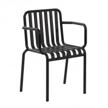 MODIAL Πολυθρόνα Μέταλλο Βαφή Μαύρο SET 6τμχ c491516