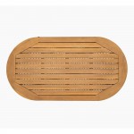 MARK Set Σαλόνι Κήπου 4τεμ Acacia Φυσικό Μαξιλάρια Μπεζ Rope Wicker Μαύρο c491529