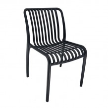 MODA-Ν Καρέκλα Στοιβαζόμενη PP Απόχρωση Μαύρο c491546