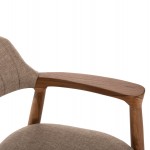 ΠΟΛΥΘΡΟΝΑ JAMES HM18259 TEAK WOOD ΜΕ ΣΑΜΠΑΝΙ ΥΦΑΣΜΑ 57x52x76Υεκ c491588