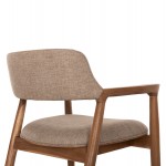 ΠΟΛΥΘΡΟΝΑ JAMES HM18259 TEAK WOOD ΜΕ ΣΑΜΠΑΝΙ ΥΦΑΣΜΑ 57x52x76Υεκ c491588