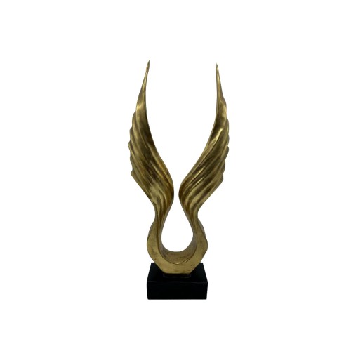 AMIG ΔΙΑΚΟΣΜΗΤΙΚΟ TOTEM 18x7x42 POLYRESIN ΧΡΥΣΟ ΜΑΥΡΟ c491592
