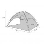 Σκηνή ArteLibre Μπλε 180D Polyester 2x1 5m c491811